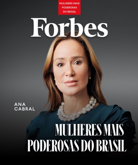 A CEO da Sigma Lithium Ana Cabral na capa da revista Forbes (Foto: Reprodução/redes sociais)