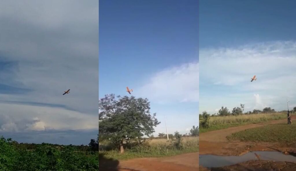 Moradores de Morcego denunciaram despejo aéreo de agrotóxicos sobre a comunidade, em Roraima (Fotos: Arquivo pessoal)