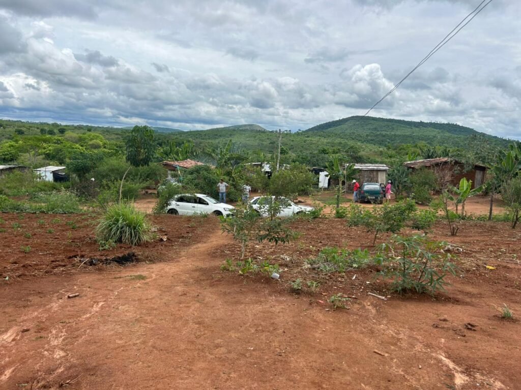 Pertencente ao Mosteiro de Jequitibá da ordem cisterciense, Fazenda Tabatinga está ocupada pelo MST desde 2021 (Foto: Divulgação/MST)