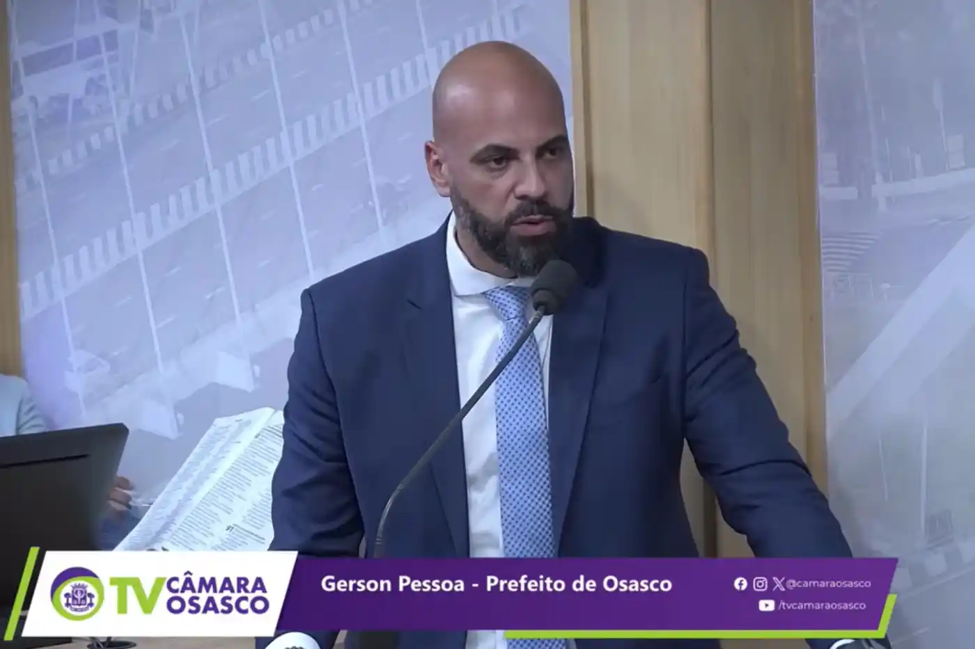 prefeito gerson pessoa hoje na camara de osasco