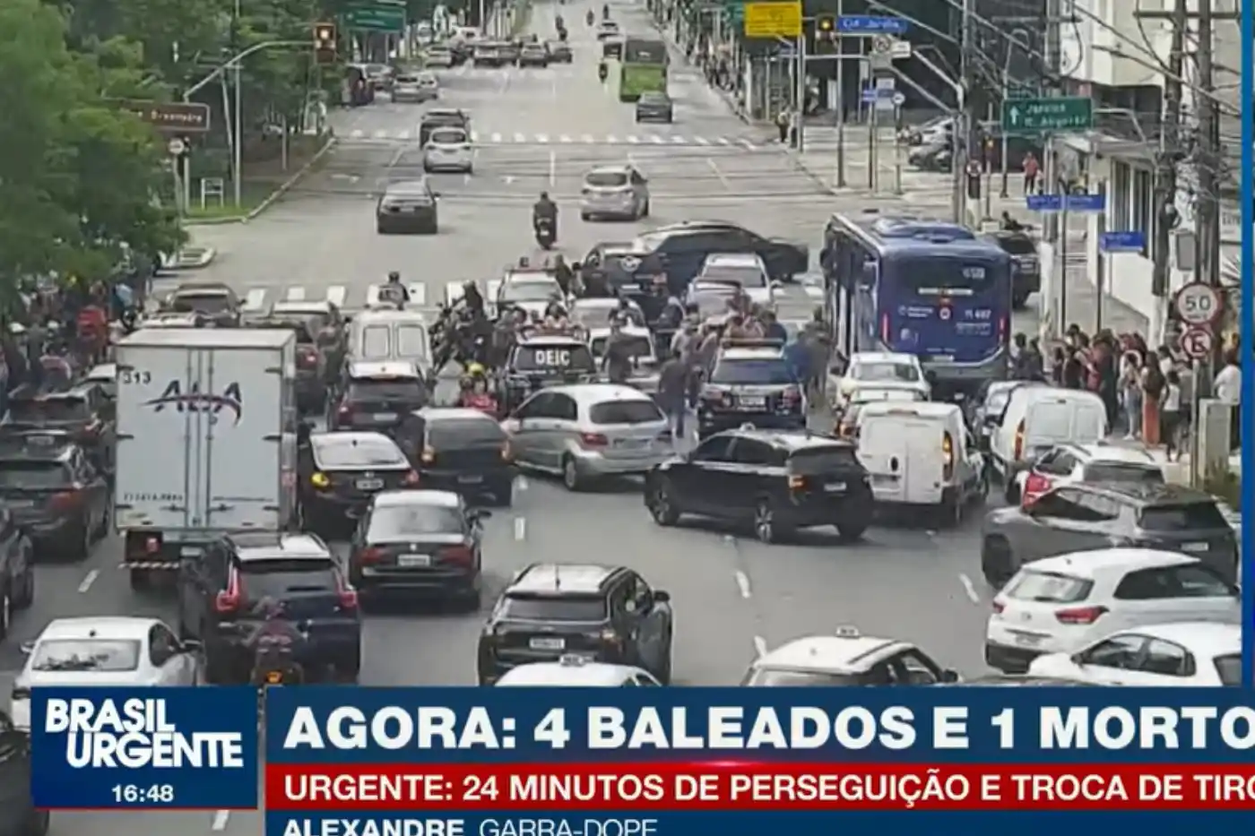 tiroteio na faria lima hoje