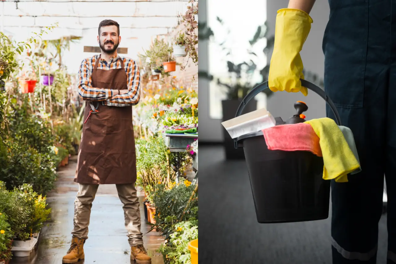 jardineiro limpeza