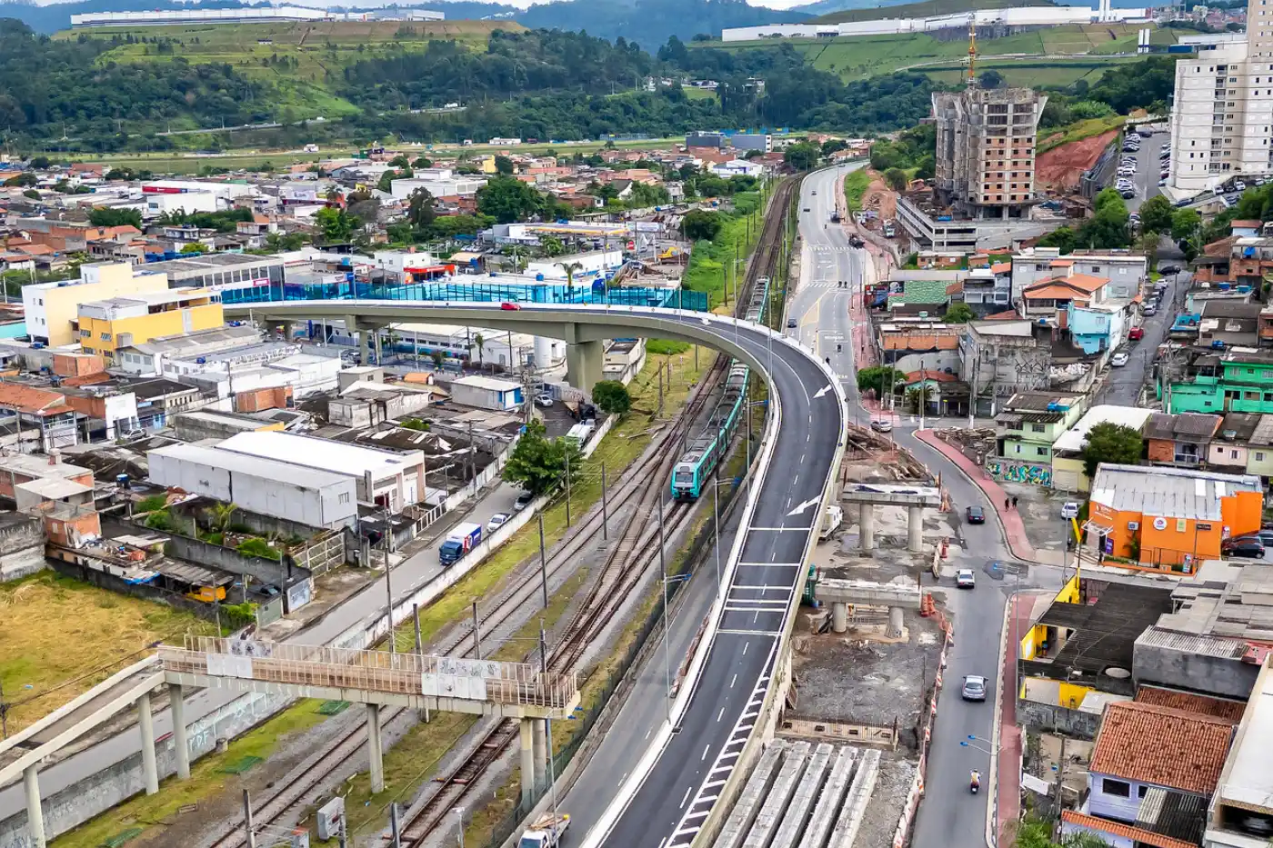 obras viaduto itapevi corredor oeste