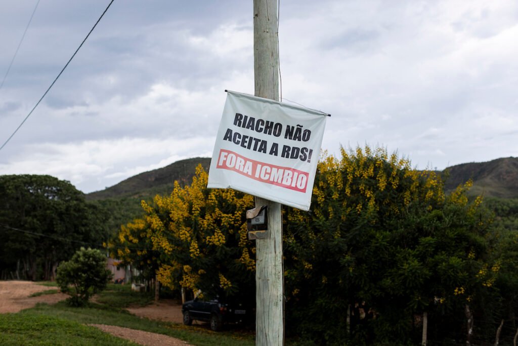 Prefeitos e deputados estaduais do norte de Minas Gerais fizeram campanha contra o ICMBio e a criação da reserva; conteúdos espalharam desinformação sobre a RDS (Foto: NITRO Historias Visuais)