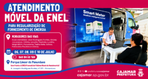 Atendimento móvel da Enel chega ao Ponunduva com foco na regularização do fornecimento de energia