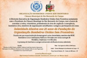 BUSF celebra 21 anos de história com solenidade de homenagens em São Bernardo do Campo