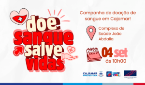 Cajamar promove ação de doação de sangue no dia 4 de setembro