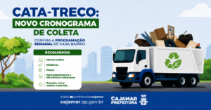 Cata-Treco: Prefeitura divulga novo cronograma de coleta nos bairros de Cajamar