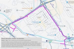 Avenida Luiz Latorre terá interdição para desfile de 7 de Setembro; confira os desvios