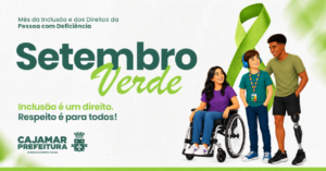 Setembro Verde promove conscientização sobre inclusão e direitos das pessoas com deficiência em Cajamar