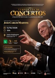 Jundiaí recebe concerto gratuito com João Carlos Martins e Orquestra Bachiana Filarmônica