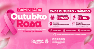Caminhada Outubro Rosa será realizada neste sábado (24) em Cajamar