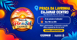 Feira do Pôr do Sol acontece neste sábado na Praça da Lavrinha